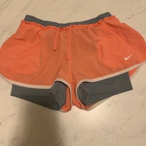 Nike shorts with spandex